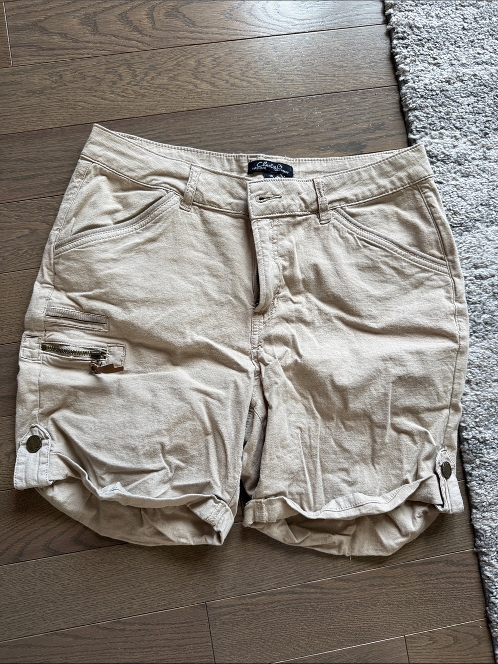 Casual Cargo Women’s Shorts - Beige